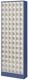 Magazinschrank H1820xB634xT200mm enzianblau Klarsichtmagazine 90xB