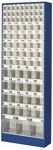Magazinschrank H1820xB634xT200mm enzianblau Klarsichtmagazine 27xA,30xB,20xC,3xE