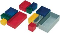 Einsatzkasten 108x108x63mm rot PS f.Schubl.u.Sortimenskästen LA-KA-PE