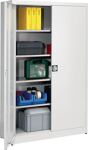 Flügeltürenschrank H1950xB1200xT420mm lichtgrau/lichtgrau 4 BD MAUSER