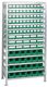 Steckregal H2000xB1000xT400mm Anbauregal 12 Stahlböden 60 x 3 blau,60 x 3 rot TW