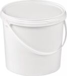 Eimer 5l Kunststoff,lebensmittelecht weiß Bügelgr.u.Stülpdeckel D.188mm H.214mm