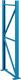 Ständerrahmen H2500xB80xT860mm lichtblau,RAL 5012,lack.