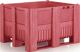 Großvolumenbehälter 610l L1200xB1000xH740mm rot m.3 Kufen