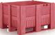 Großvolumenbehälter 610l L1200xB1000xH740mm rot m.3 Kufen