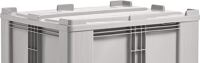 Deckel L1221xB1019mm grau HD-PE f.Großvolumenbehälter 610l CRAEMER