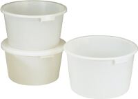 Bottich 85l HD-Polyethylen weiß m.Griffmulden D.628mm H.385mm CRAEMER