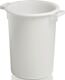 Kunststoffbehälter rd.50l HD-PE weiß D420xH540mm m.Außengriff CRAEMER