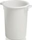 Kunststoffbehälter rd.50l HD-PE weiß D420xH540mm m.Außengriff CRAEMER
