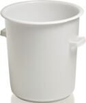 Kunststoffbehälter rd.75l HD-PE weiß D515xH530mm m.Außengriff CRAEMER