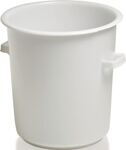 Kunststoffbehälter rd.75l HD-PE weiß D515xH530mm m.Außengriff CRAEMER