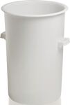 Kunststoffbehälter rd.110l HD-PE weiß D515xH733mm m.Außengriff CRAEMER
