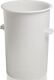 Kunststoffbehälter rd.110l HD-PE weiß D515xH733mm m.Außengriff CRAEMER