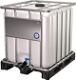 Gefahrgutcontainer 1000l L1200xB1000xH1163mm Kunststoffplatte Stand.