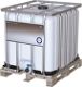 Gefahrgutcontainer 1000l L1200xB1000xH1163mm Holzpalette m.UN-Zulassung