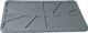 Deckel L1040xB640mm grau PE f.Großvolumenbehälter 220/285l