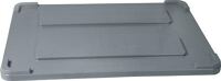 Deckel L1200xB800mm grau PE f.Großvolumenbehälter 550l