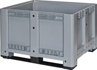 Großvolumenbehälter 610l L1200xB1000xH780mm 2 Traversen an d.Längsseiten