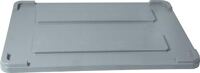 Deckel L1200xB800mm grau PE f.Großvolumenbehälter 470,565,695l