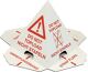 Palettenhütchen 1.25 Wellpappe L205xB205xH235mm einwellig 1-farbig rot