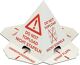 Palettenhütchen 1.25 Wellpappe L205xB205xH235mm einwellig 1-farbig rot
