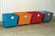 Kunststoffpalette L1200xB800xH140mm 9 Füße geschl.PE/PP-Recycling Mix KIGANESTO