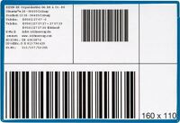 Etikettentasche B160xH110mm magn.10St./Pack EICHNER
