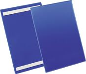Etikettentasche B210xH297mm blau selbstkl.50St./Pack DURABLE