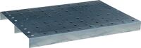 Gitter-Aufsatzrahmen L1200xB800mm 1/2 Klappe Nutz-H.850mm Stahldraht