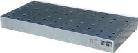 Auffangwanne 67l L1200xB600xH120mm verzinktes Stahlbl.m.Rost BAUER