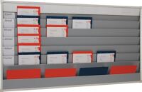 Planungstafel H900xB1580xT78mm 6 Schienen