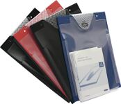 Auftragstasche m.Klettverschluss u.Kordel DIN A4 schwarz VE 10 St.