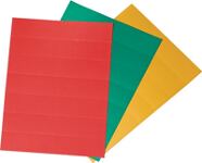 Beschriftungsschild 3 Farben je 14 St.