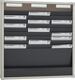 Planungstafel H750xB720xT75mm 3 Reihen Mit 10 Fächern