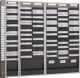 Displaypalette L1200xB800xH140mm 9 Füße durchbrochen Recycling-PE