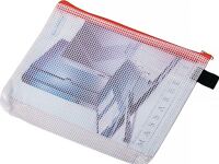Verschlussbeutel B190xL233mm m.Reißverschluss rot