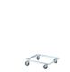 Fahrgestell f.Lager-/Transportkorb B600xT500mm 4 Lenkrollen D.100mm