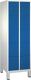 Fächerschrank H1800xB600xTmm m.Sockel Anz.Fächer 2x4 lichtgrau/enzianblau