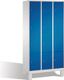 Fächerschrank H1850xB800xTmm m.Füßen Anz.Fächer 2x4 lichtgrau/enzianblau