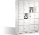 Fächerschrank H1850xB600xTmm m.Füßen Anz.Fächer 2x5 lichtgrau/enzianblau