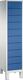 Fächerschrank H1850xB420xT500mm m.Füßen Anz.Fächer 10 enzainblau/enzainblau C+P