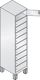 Fächerschrank H1850xB420xT500mm m.Füßen Anz.Fächer 10 Farbwahl C+P