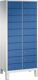 Fächerschrank H1850xB810xT500mm m.Füßen Anz.Fächer 20 lichtgrau/enzianblau C+P