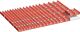 Schubladenunterteilungsmaterial Front-H.50mm 24 Muldenteile 40 Trennw.