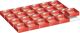 Schubladenunterteilungsmaterial Front-H.50mm 24 Einsatzkästen 150x150mm LISTA