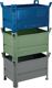 Wäscheschrank H1800xB600xT500mm VA geb.Anz.Abt.2 m.Sockel