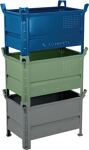 Werkzeugschrank H1000xB500xT500mm VA Edelstahl 2 Fachböden,1 Schubl.