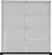 Schubladenunterteilungsmaterial Front-H.60mm 1/2 Teilung
