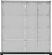 Schubladenunterteilungsmaterial Front-H.85-150mm 1/2-1/4 Teilung