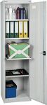 Werkzeug-/Beistellschrank H1800xB500xT500mm 4Bd.lichtgrau/lichtgrau STUMPF